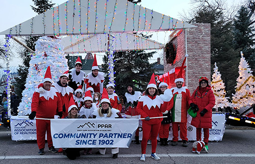 Santa's Helpers Parade Float