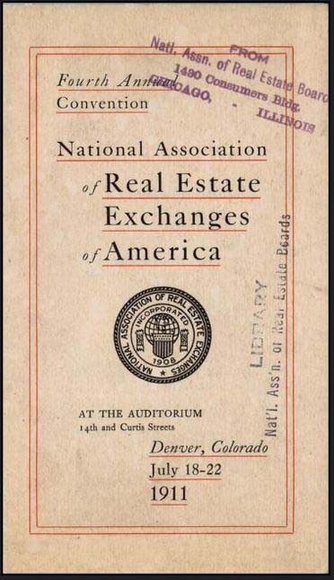 National Association of Realtors 1911 Conference, Denver, CO